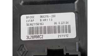 MOTOR ELEVALUNAS DELANTERO IZQUIERDO RENAULT MEGANE III BERLINA 5 P 1.5 dCi D FAP (110 CV) DE 2012 - D.4309807 / 807310246R
