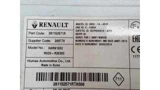 SISTEMA AUDIO / RADIO RENAULT CLIO IV 1.5 dCi D FAP Energy (90 CV) DE 2015 - D.4312673 / 281152571R