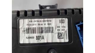 CUADRO INSTRUMENTOS SEAT IBIZA 1.6 TDI (90 CV) DE 2010 - D.4314796 / 6J0920801A