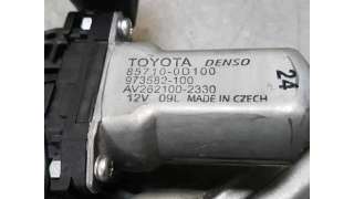 ELEVALUNAS TRASERO IZQUIERDO TOYOTA AURIS 1.4 Turbodiesel (90 CV) DE 2009 - D.4321731 / AV2621002330