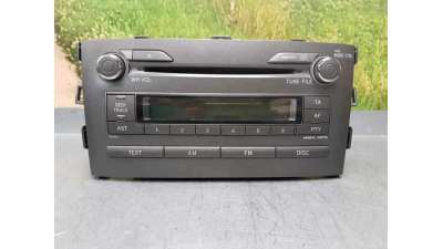 SISTEMA AUDIO / RADIO TOYOTA AURIS 1.4 Turbodiesel (90 CV) DE 2009 - D.4321779 / 8612002521