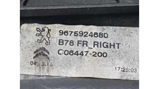ELEVALUNAS DELANTERO DERECHO CITROEN C4 PICASSO 1.6 HDi FAP (116 CV) DE 2015 - D.4322081 / 9675924680