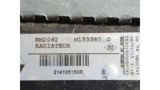 RADIADOR AGUA RENAULT SCENIC III 1.5 dCi D FAP (110 CV) DE 2015 - D.4322432 / 314105150R