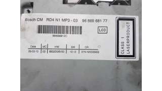 SISTEMA AUDIO / RADIO CD CITROEN C5 BERLINA 2.0 HDi FAP (140 CV) DE 2010 - D.4333504 / 9666968177