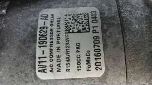 COMPRESOR AIRE ACONDICIONADO FORD FIESTA 1.5 TDCi (95 CV) DE 2016 - D.4336234 2