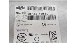 SISTEMA AUDIO / RADIO PEUGEOT 308 1.2 12V e-THP (110 CV) DE 2017 - D.4336605 / 9818613880 2