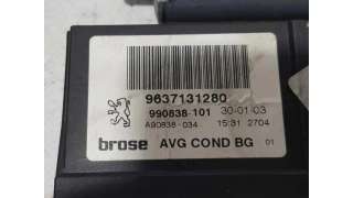 MOTOR ELEVALUNAS DELANTERO IZQUIERDO PEUGEOT 307 1.6 16V (109 CV) DE 2003 - D.4346237 / 9637131280