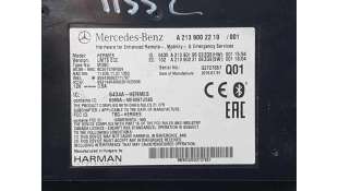 MODULO BLUETOOTH MERCEDES CLASE E LIM. 2.0 CDI (150 CV) DE 2017 - D.4347930 / A2139002210 2