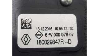 POTENCIOMETRO PEDAL RENAULT CLIO IV 1.5 dCi D FAP Energy (75 CV) DE 2017 - D.4362768 / 180029347R