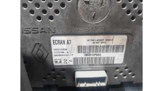 PANTALLA MULTIFUNCION NISSAN QASHQAI 2.0 dCi Turbodiesel (150 CV) DE 2008 - D.4377920 / 28091EP00A