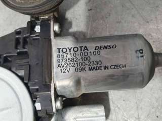 ELEVALUNAS DELANTERO DERECHO TOYOTA AURIS 1.6 16V (124 CV) DE 2008 - D.4379073 / 857100D100
