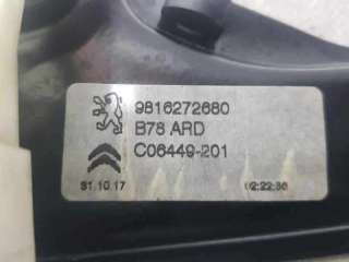 ELEVALUNAS TRASERO DERECHO CITROEN C4 PICASSO 1.2 12V e-THP (131 CV) DE 2018 - D.4381904 / 9816272680