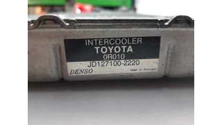 INTERCOOLER TOYOTA COROLLA VERSO 2.2 Turbodiesel (136 CV) DE 2008 - D.4385620 / 0R010