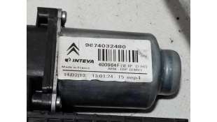 ELEVALUNAS DELANTERO DERECHO CITROEN C4 PICASSO 1.6 HDi FAP (112 CV) DE 2013 - D.4389418 / 9674032480 2
