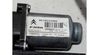 ELEVALUNAS DELANTERO DERECHO CITROEN C4 PICASSO 1.6 HDi FAP (112 CV) DE 2013 - D.4389418 / 9674032480