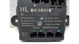 CENTRALITA CHECK CONTROL MERCEDES CLASE C  BERLINA 2.2 CDI (170 CV) DE 2007 - D.4399868 / A2048207585 2