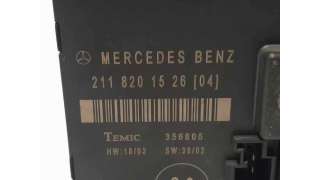 MODULO ELECTRONICO MERCEDES CLASE E  BERLINA 3.2 V6 18V (224 CV) DE 2002 - D.4405389 / 2118201526