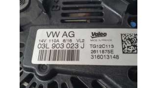 ALTERNADOR SEAT LEON 1.6 TDI (110 CV) DE 2016 - D.4406397 / 03L903023J