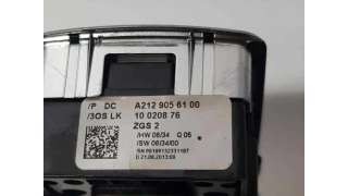 MANDO ELEVALUNAS DELANTERO IZQUIERDO  MERCEDES CLASE E  LIM. 2.1 CDI (170 CV) DE 2013 - D.4407923 / A2129056100
