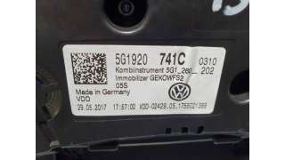 CUADRO INSTRUMENTOS VOLKSWAGEN GOLF VII SPORTSVAN 1.6 TDI (116 CV) DE 2017 - D.4414951 / 5G1920741C