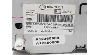 SISTEMA AUDIO / RADIO CD FORD FIESTA 1.6 TDCi (95 CV) DE 2010 - D.4415775 / 10R035512