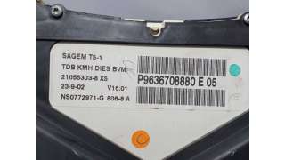 CUADRO INSTRUMENTOS PEUGEOT 307 2.0 HDi (90 CV) DE 2003 - D.4419461 / 9636708880