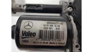 MOTOR LIMPIA DELANTERO MERCEDES CLASE A 1.5 CDI (109 CV) DE 2014 - D.4420018 / A1769061800 2