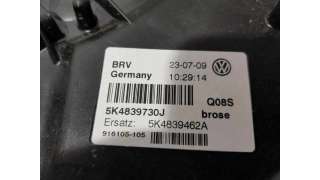ELEVALUNAS TRASERO DERECHO VOLKSWAGEN GOLF VI 1.6 TDI DPF (105 CV) DE 2009 - D.4427356 / 5K4839730J