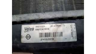 RADIADOR AGUA NISSAN QASHQAI 1.6 16V (114 CV) DE 2009 - D.4429517 / 21410JD01B