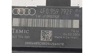 MODULO ELECTRONICO AUDI A6 BERLINA 2.0 16V TFSI (170 CV) DE 2006 - D.4436145 / 4F0959792F