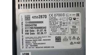 SISTEMA AUDIO / RADIO OPEL ASTRA K LIM. 5TÜRIG 1.6 CDTI DPF (110 CV) DE 2017 - D.4438533 / 42532870