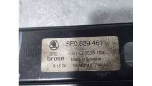 ELEVALUNAS TRASERO IZQUIERDO SKODA OCTAVIA LIM. 1.6 TDI DPF (110 CV) DE 2016 - D.4444412 / 5E0839461 2