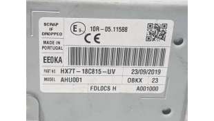 SISTEMA AUDIO / RADIO FORD ECOSPORT 1.5 EcoBlue TDCi (101 CV) DE 2019 - D.4448018 / HX7T18C815UV 2