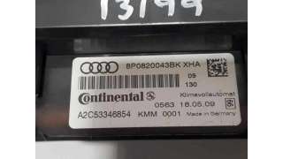 MANDO CLIMATIZADOR AUDI A3 SPORTBACK 2.0 TDI (140 CV) DE 2009 - D.4448853 / 8P0820043BK XHA