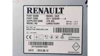 SISTEMA NAVEGACION GPS RENAULT CLIO IV 0.9 Energy (90 CV) DE 2013 - D.4449692 / 281152928RA