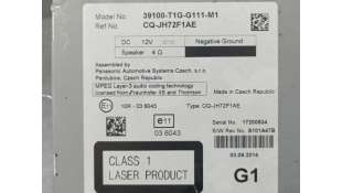 SISTEMA AUDIO / RADIO CD HONDA CR-V 1.6 DTEC (120 CV) DE 2015 - D.4450163 / 39100T1GG111M1 2