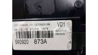 CUADRO INSTRUMENTOS VOLKSWAGEN TIGUAN 2.0 TDI (140 CV) DE 2012 - D.4469066 / 5N0920873A