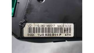 CUADRO INSTRUMENTOS SKODA OCTAVIA BERLINA 1.9 TDI (110 CV) DE 2001 - D.4474800 / 1U0920811F