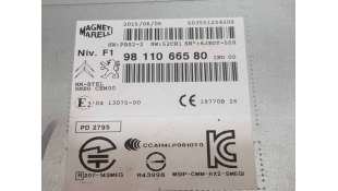 SISTEMA AUDIO / RADIO PEUGEOT 208 1.2 16V VTi (82 CV) DE 2015 - D.4477524 / 9811066580 2