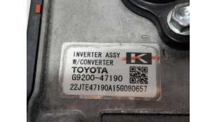 BATERIA TOYOTA AURIS 1.8 16V (99 CV) DE 2015 - D.4477560 / G920047190 2