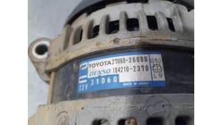 ALTERNADOR TOYOTA RAV 4 2.2 D-4D (150 CV) DE 2011 - D.4498666 / 2706026060