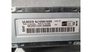 SISTEMA AUDIO / RADIO CD SEAT IBIZA 1.6 TDI (90 CV) DE 2010 - D.4505448 / 6J1035153D