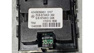BOTON FRENO MANO ELECTRICO  MERCEDES CLASE A 1.5 CDI (109 CV) DE 2021 - D.4506337 / A2469050451
