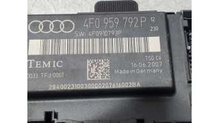 MODULO ELECTRONICO AUDI A6 ALLROAD QUATTRO 2.7 V6 24V TDI (180 CV) DE 2007 - D.4510759 / 4F059792P