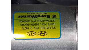 MOTOR ARRANQUE KIA STONIC 1.0 TGDI (120 CV) DE 2021 - D.4510967 2