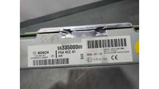 SISTEMA AUDIO / RADIO PEUGEOT 308 1.5 HDI (130CV) DE 2020 - D.4513977 / 9833500080