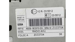 SISTEMA AUDIO / RADIO CD FORD RANGER 2.2 TDCi (150 CV) DE 2015 - D.4526708 / AB3918C815GG