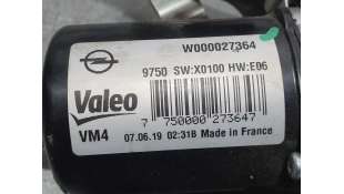 MOTOR LIMPIA DELANTERO OPEL ZAFIRA TOURER 2.0 16V CDTI (165 CV) DE 2012 - D.4529148 2