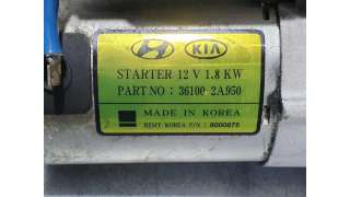 MOTOR ARRANQUE HYUNDAI TUCSON 1.7 CRDi (116 CV) DE 2016 - D.4529506 / 361002A950