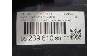 CUADRO INSTRUMENTOS CITROEN JUMPY FUGÓN 2.0 Blue-HDI FAP (122 CV) DE 2018 - D.4531448 / 9823961080